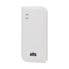 Зчитувач ATIS PR-80-MF(white), Білий, Карточки/брелки, Mifare, Wiegand, Накладний, Приміщення, Пластик