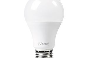 Светодиодная лампа с датчиком движения и освещённости Rubetek RL-3101