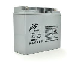 Аккумуляторная батарея AGM RITAR HR12-60W, Gray Case, 12V 17.0Ah ( 181 х 77 х 167 (167 ) 4.80 kg Q4