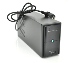 ИБП Ritar E-RTM1200 (720W) ELF-L, LED, AVR, 3st, 3xSCHUKO socket, 2x12V7Ah, metal Case Q2 (405*195*285) 10.2 кг (340*120*190), 720 Вт, 1200 Ва, Аппроксимированная синусоида, Линейно-интерактивный, Встроенная