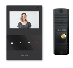 Комплект відеодомофона Slinex SQ-04M Black + ML-16HD Black