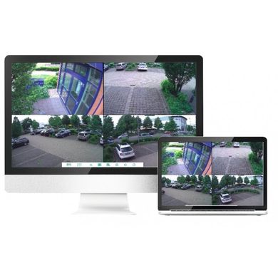 Комплект відеоспостереження BALTER KIT 2MP 1Dome 3Bullet, 4 камери, Вулична, AHD, 2 Мп