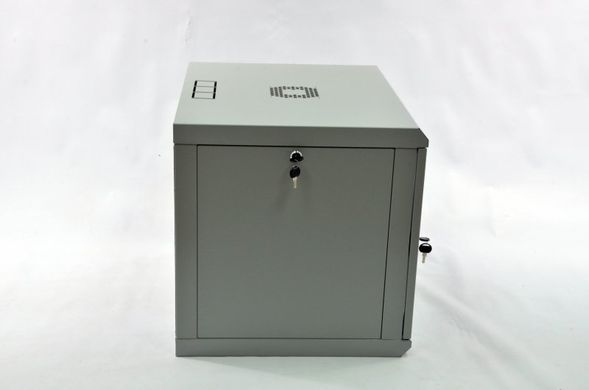 Шкаф 9U, 600х500х507 мм (Ш*Г*В), эконом, акриловое стекло, grey UA-MGSWL95G