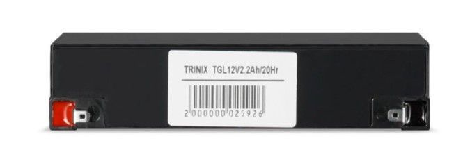 Акумуляторна батарея гелева 12В 2.2Аг Trinix TGL12V2.2Ah/20Hr GEL