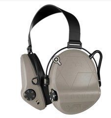 Активні навушники Sordin Supreme T2 Neckband із заднім тримачем під шолом - койот