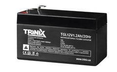 Акумуляторна батарея гелева 12В 1.2Аг Trinix TGL12V1.2Ah/20Hr GEL