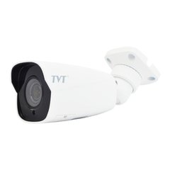 4MP IP відеокамера TVT Digital TD-9442E3, Білий, 2.8 мм, Циліндр, Фіксований, 4 Мп, 30-50 метрів, Підтримка microSD, PoE, Вхід аудіо, Вулиця