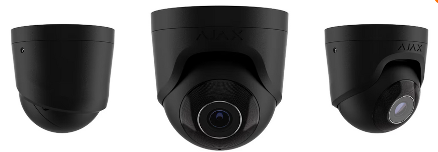IP видеокамера AJAX TurretCam (8Mp/4mm) Black