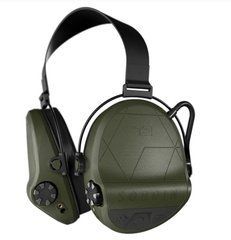 Активні навушники Sordin Supreme T2 Neckband із заднім тримачем під шолом - олива