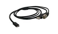 Кабель для вывода аналогового изображения c монокуляров AGM BNC + USB - Type C 1м