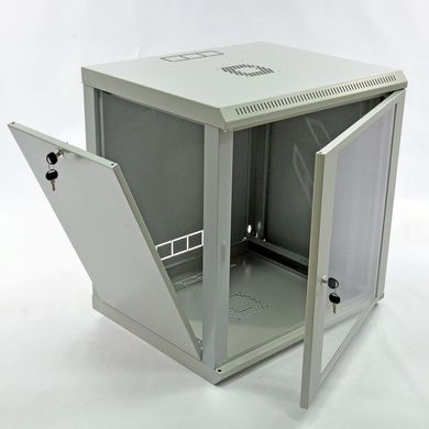 Шкаф 12U, 600х500х640 мм (Ш*Г*В), эконом, акриловое стекло UA-MGSWL125G