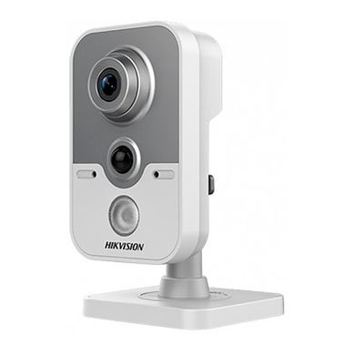 Відеокамера Hikvision DS-2CE38D8T-PIR (2.8 мм), Білий, Hikvision, 2.8 мм, 2 мп, Turbo HD, 20 метров, Пластик, Немає