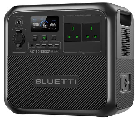 Портативна зарядна станція BLUETTI AC180 Portable Power Station | 1800W 1152Wh