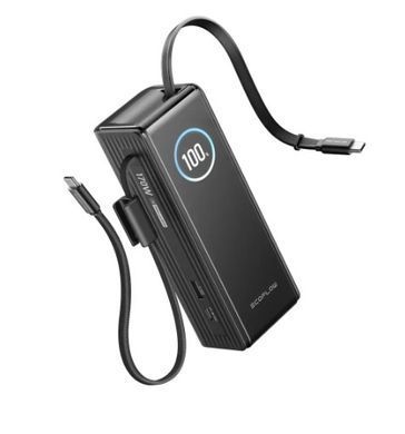 Павербанк EcoFlow RAPID Power Bank с кабелями 25000mAh черный