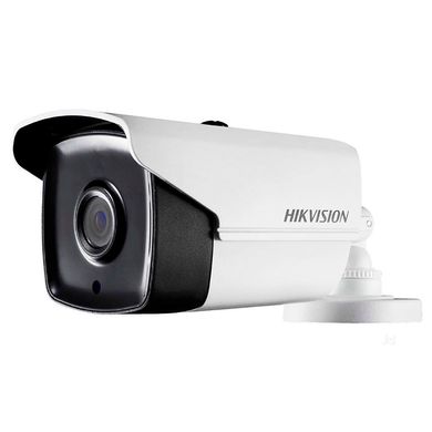 Відеокамера Hikvision DS-2CE16D8T-IT5E (3.6 мм), Білий, Hikvision, 3.6 мм, 2 мп, Turbo HD, 80 метрів, Метал, Немає