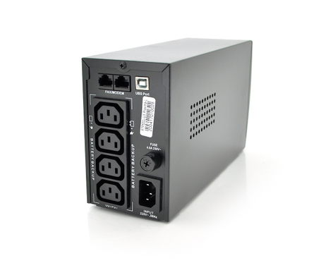 ДБЖ Ritar RTP500L-UX-IEC (300W) Proxima-L, LED, AVR, 3st, USB, 4xIEC-320 C14, 145-290Vac, 1x12V4.5Ah, plastik Case (314 x 97 X 143) 4 кг Q4, 300 Вт, 500 Ва, Аппроксимірована синусоїда