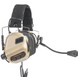 Активні навушники тактичні з гарнітурою мікрофоном Earmor M32 Coyote TAN