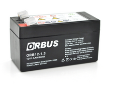 Акумуляторна батарея ORBUS ORB1213 AGM 12V 1,3Ah (98 х 44 х 53 (59)) 0.525 kg Q20/450
