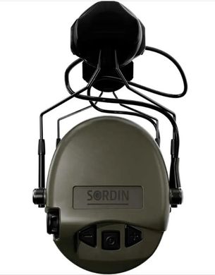 Активні навушники Sordin Supreme MIL AUX Arc Rail Green(72308-06-S)