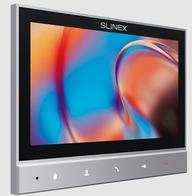 Комплект видеодомофон + панель вызова Slinex SK 7 Cloud (Slinex SK 7 Cloud grey + ML-17HD graphite)