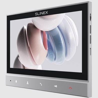 Комплект видеодомофон + панель вызова Slinex SK 7 Cloud (Slinex SK 7 Cloud grey + ML-17HD graphite)