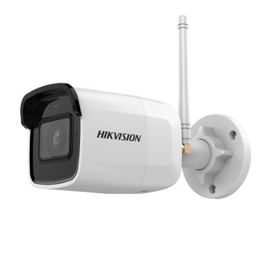Wi-Fi відеокамера Hikvision DS-2CD2021G1-IW(D) 2.8мм, Білий, 2.8 мм, Циліндр, Фіксований, 2 Мп, 30 метрів