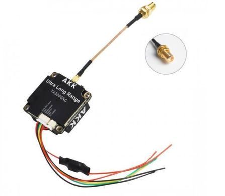 Відеопередавач (VTX) AKK Ultra Long Range 5W 4.9G-6G 96CH