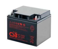 Аккумуляторная батарея CSB GP12400, 12V 40Ah (197х166х170мм), Q1