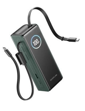 Павербанк EcoFlow RAPID Power Bank с кабелями 25000mAh зеленый