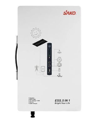 Система резервного питания (инвертор и батарея) Sako Alpha-ESS-1000W/2KWh настенная. Мощность 1000 Вт, энергоемкость 2009.6 Вт*год, LifePO4