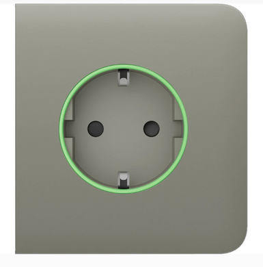 Боковая панель для встроенной розетки Ajax SideCover (smart) Olive