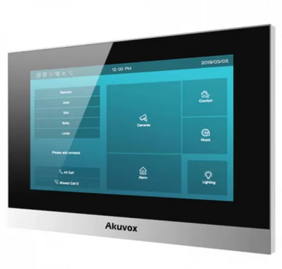 IP-відеодомофон з Wi-Fi 7" Akuvox C313WE silver