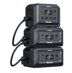 Комплект резервного живлення OUPES 5120Wh 2000W: зарядна станція OUPES Mega 1 S1 2000W 1024Wh LiFePO4 та 2 додаткові батареї OUPES S2-BAT 2048Wh LiFePO4