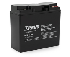 Акумуляторна батарея ORBUS ORB1218 AGM 12V 18 Ah (180x76x167) 5 кг Q4/192