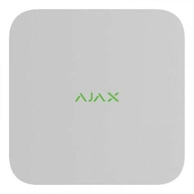 Сетевой видеорегистратор на 16 каналов AJAX NVR (16-ch) White