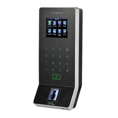 Біометричний термінал контролю доступу ProCapture-X, Відбиток пальця, RS232/485, USB, TCP/IP, Настінний