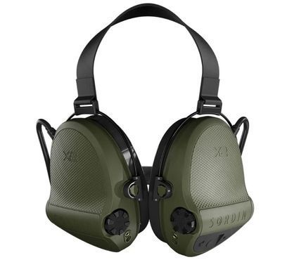 Активные наушники Sordin Supreme X2 Bluetooth Neckband с задним держателем под шлем - олива