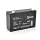 Акумуляторна батарея EUROPOWER AGM EP6-12F1 6 V 12 Ah (150 x 50 x 95 (100)) Black Q10