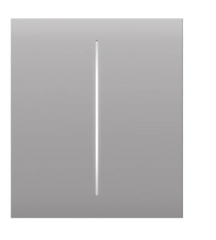 Центральная кнопка для двухклавишного выключателя Ajax CenterButton (2-gang) Fog