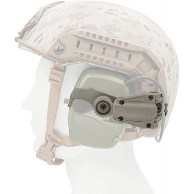 Кріплення адаптера Чебурашка на каску шолом для навушників Howard (TAN)