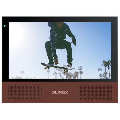 Видеодомофон Slinex Sonik 7, Черный, Full HD, 7'', Есть, Запись фото, Запись по движению, Открытие замка, Hands Free, Чёрный, Сенсорный экран, Встроенный