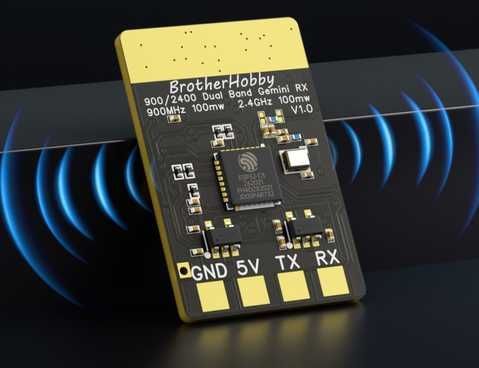 Приймач BrotherHobby 900/2400 Dual Band Gemini RX - vario.com.ua