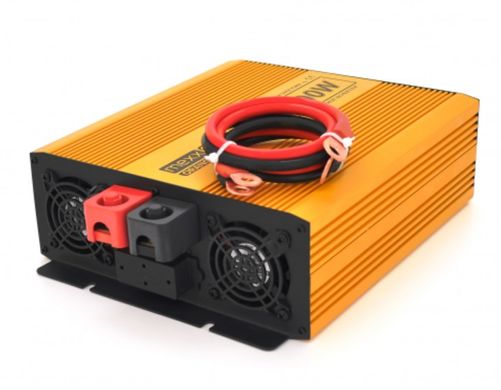 Інвертор напруги Mexxsun MXSPSW-1000, 24V/220V, 1000W з правильною синусоїдою, 2 Shuko, клемні дроти, Q4