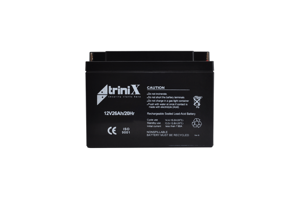 Аккумуляторная батарея свинцово-кислотная Trinix 26 Ah 12V