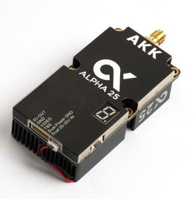Відеопередавач (VTX) AKK Alpha 25W 4.9G-6G 96CH (A25)