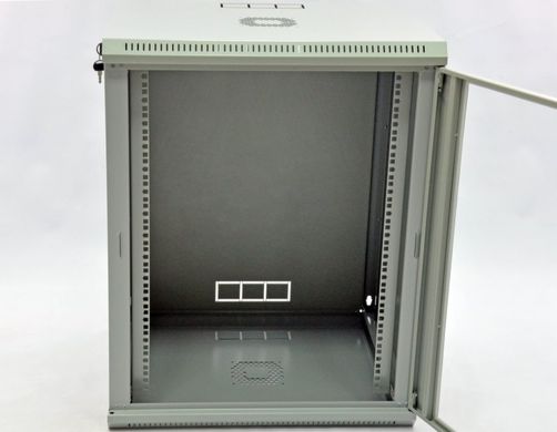 Шкаф 15U, 600х600х773 мм (Ш*Г*В), эконом, акриловое стекло, grey UA-MGSWL156G