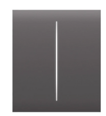 Центральная кнопка для двухклавишного выключателя Ajax CenterButton (2-gang) Grey