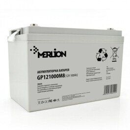 Акумуляторна батарея MERLION AGM FT-12100 12V 100Ah (507 * 110 * 222) Q1 30 кг