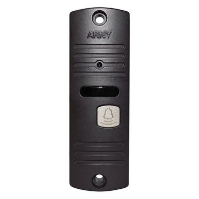 Комплект домофона з замком Arny AVD4005 + Fass Steel black