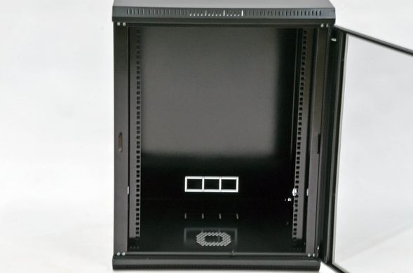 Шкаф 15U, 600х600х773 мм (Ш*Г*В), эконом, акриловое стекло, black UA-MGSWL156B